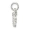 Sterling Silver Train Charm Locomotive Pendant Jewelry 22mm x 12mm